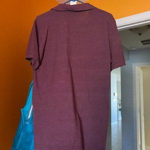 Casual/ dress shirt. Burgundy.